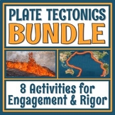 Plate Tectonics Activity BUNDLE 8 NGSS Earth Science Activities