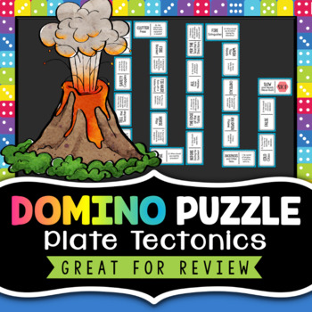 Preview of Plate Tectonics Activity - Earth Science Domino Review Puzzle
