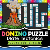 Plate Tectonics Activity - Earth Science Domino Review Puzzle