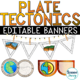 Plate Tectonics Banners Printable | Earthquakes | Science 