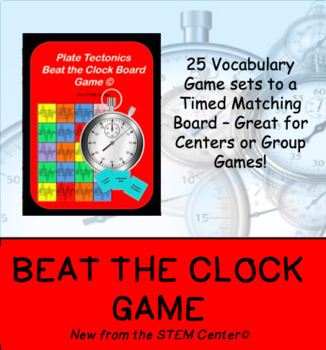 Preview of Plate Tectonics Beat the Clock Board Game: Make Learning Fun!