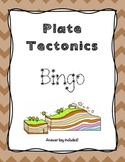 Plate Tectonics Bingo
