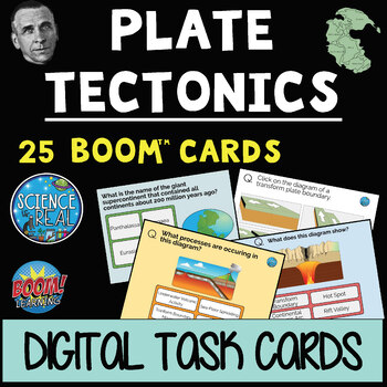 Preview of Plate Tectonics Boom Cards