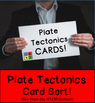 Preview of Plate Tectonics Card Sort - Distance Learning Friendly