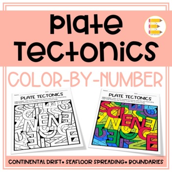 Preview of Plate Tectonics Color By Number Activity