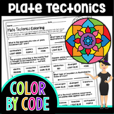 Plate Tectonics Color By Number | Science Color By Number