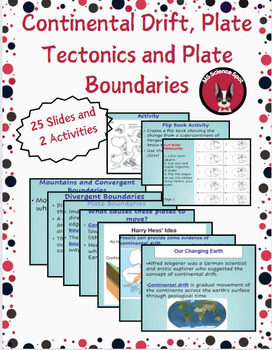 Preview of Plate Tectonics, Continental Drift, and Sea Floor Spreading PowerPoint