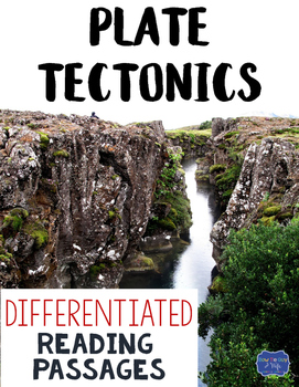 Preview of Plate Tectonics Differentiated Reading Passages & Questions