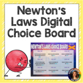 Newton's Laws Digital Choice Board