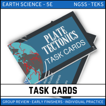 Preview of Plate Tectonics Task Cards