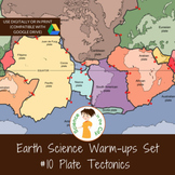 Earth Science Warm ups or Bell Ringers: Plate Tectonics