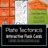 Plate Tectonics Vocabulary Flash Cards