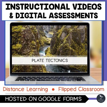 Preview of Plate Tectonics Instructional Videos & Digital Quiz 