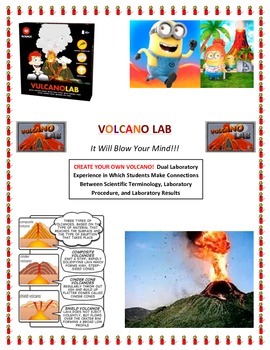 Preview of Plate Tectonics:  Make Your Own VOLCANO LAB! (Extended Version; EASY TO DO; FUN)