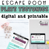 Plate Tectonics Moving Escape Room