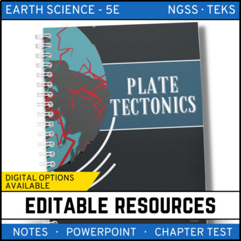 Preview of Plate Tectonics Notes, PowerPoint, and Test