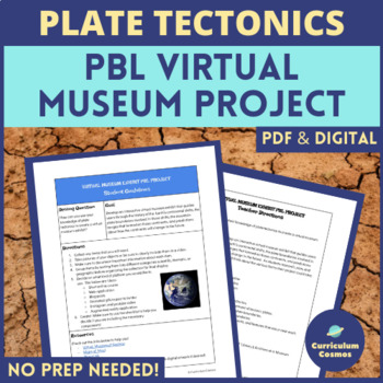 Preview of Plate Tectonics Project for Middle School Science