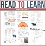 Plate Tectonics & Plate Boundaries Reading Passages and Co