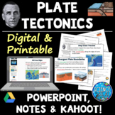 Plate Tectonics PowerPoint with Student Notes, Questions, 