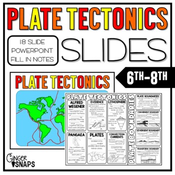Preview of Plate Tectonics - PowerPoint and Guided Notes