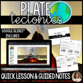 Plate Tectonics Mini Lesson and Guided Notes - Editable