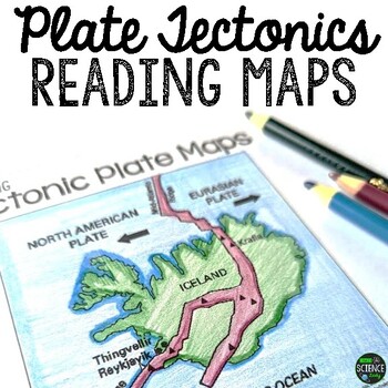 Preview of Plate Tectonics Activity: Reading Tectonic Maps Worksheets