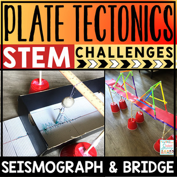 Preview of Plate Tectonics Project STEM Challenges | Seismograph | Continental Drift