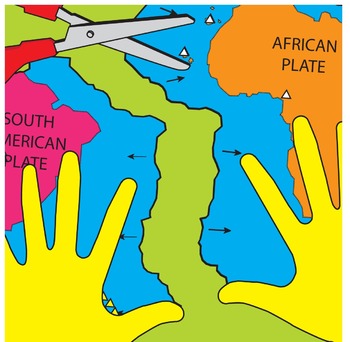Preview of Plate Tectonics: Tectonic Plates Puzzle, Teachers' Guide and Students' Worksheet