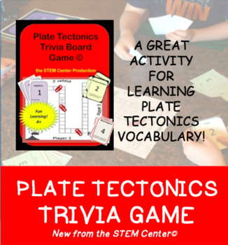 Preview of Plate Tectonics Trivia Board Game