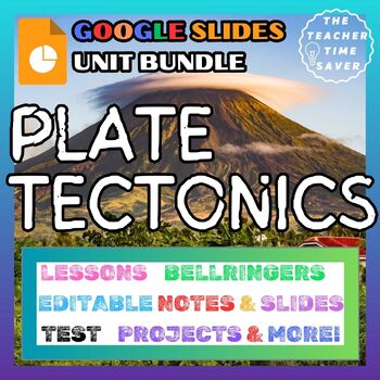 Preview of Plate Tectonics Digital Curriculum Bundle - Middle School Science Notebook