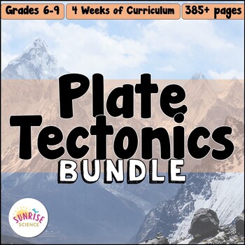 Preview of Plate Tectonics Unit | Earth's Layers Continental Drift | Middle School Science
