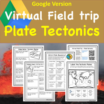 Preview of Plate Tectonics Virtual Field Trip Geology and Earth Science digital