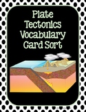 Plate Tectonics Vocabulary Card Sort