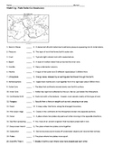 Plate Tectonics Vocabulary Matching 26 Terms with KEY