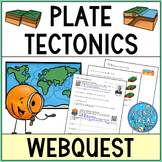 Plate Tectonics Webquest - Editable MS Word, PDF, and Goog