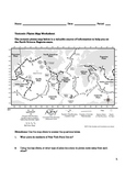 Plate Tectonics Worksheet with Questions