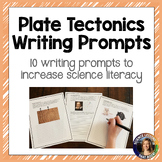 Plate Tectonics Writing Prompts
