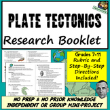 Plate Tectonics and Continental Drift Booklet Assignment