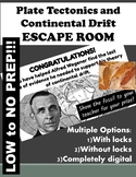 Plate Tectonics and Continental Drift Escape Room (Digital