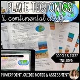 Plate Tectonics and Continental Drift Lesson Guided Notes 