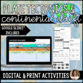 Plate Tectonics and Continental Drift Activities - Print &