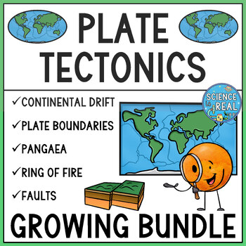Preview of Plate Tectonics Growing Discount Bundle