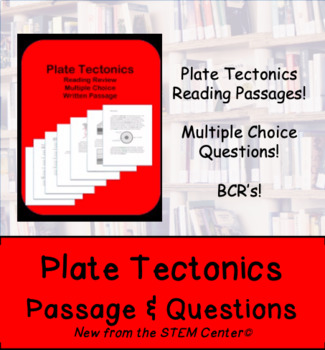 Preview of Plate Tectonics Reading Passages and Questions (Distance Learning)