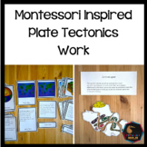 Plate tectonics vocabulary and lesson activities (Montesso