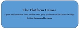 Platform game - A simulation about median voters, parties 
