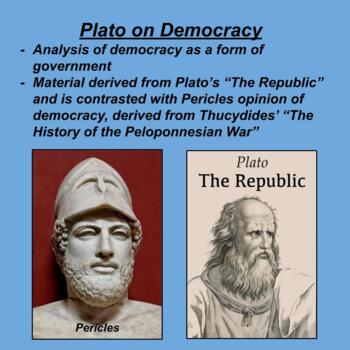 Preview of Political Science - Plato on Democracy from his work "The Republic"