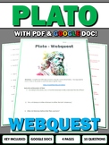 Plato - Webquest with Key (Google Doc Included)