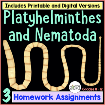 Preview of Phylum Platyhelminthes and Phylum Nematoda Flatworms and Roundworms Homework
