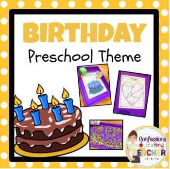 Play-Based Birthday Themed Activities {Toddler/Preschool/PreK} | TPT