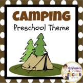 Play-Based Camping Themed Activities {Toddler/Preschool/PreK}